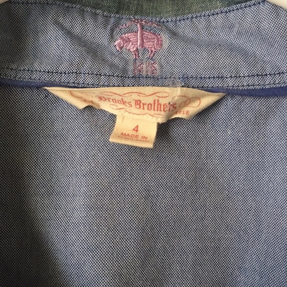 SOLD Brooks & Brothers Chambray dress - Picture 5 of 6